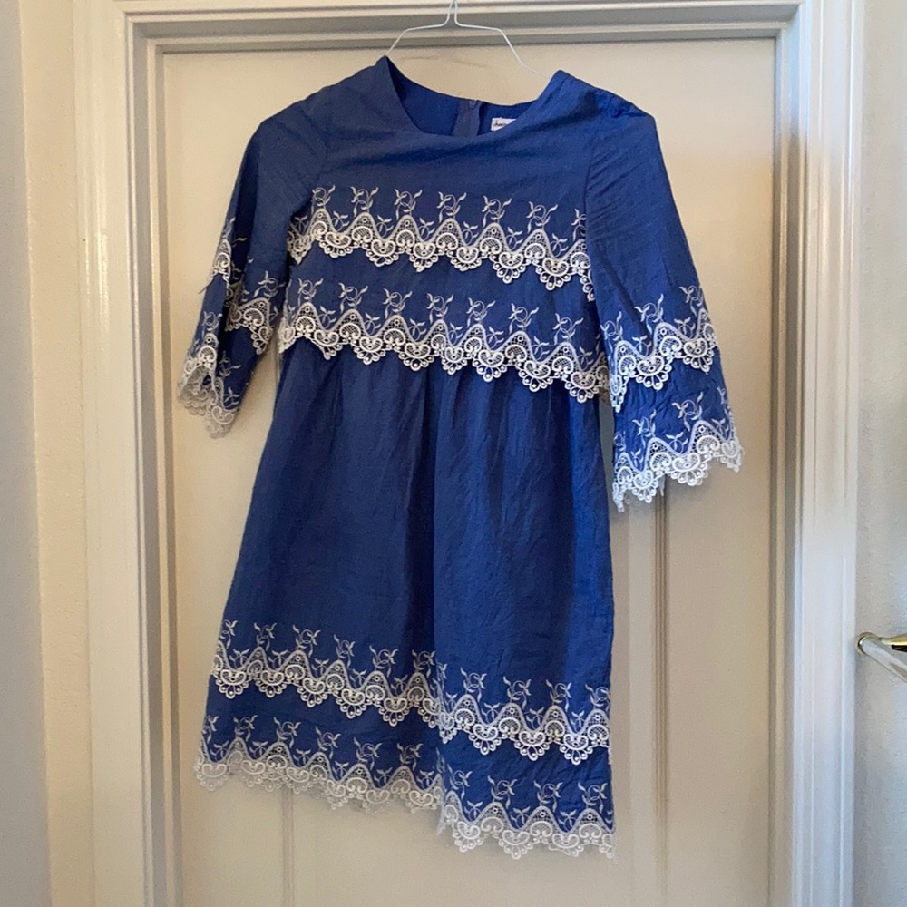 Chasing Fireflies lace trim dress
